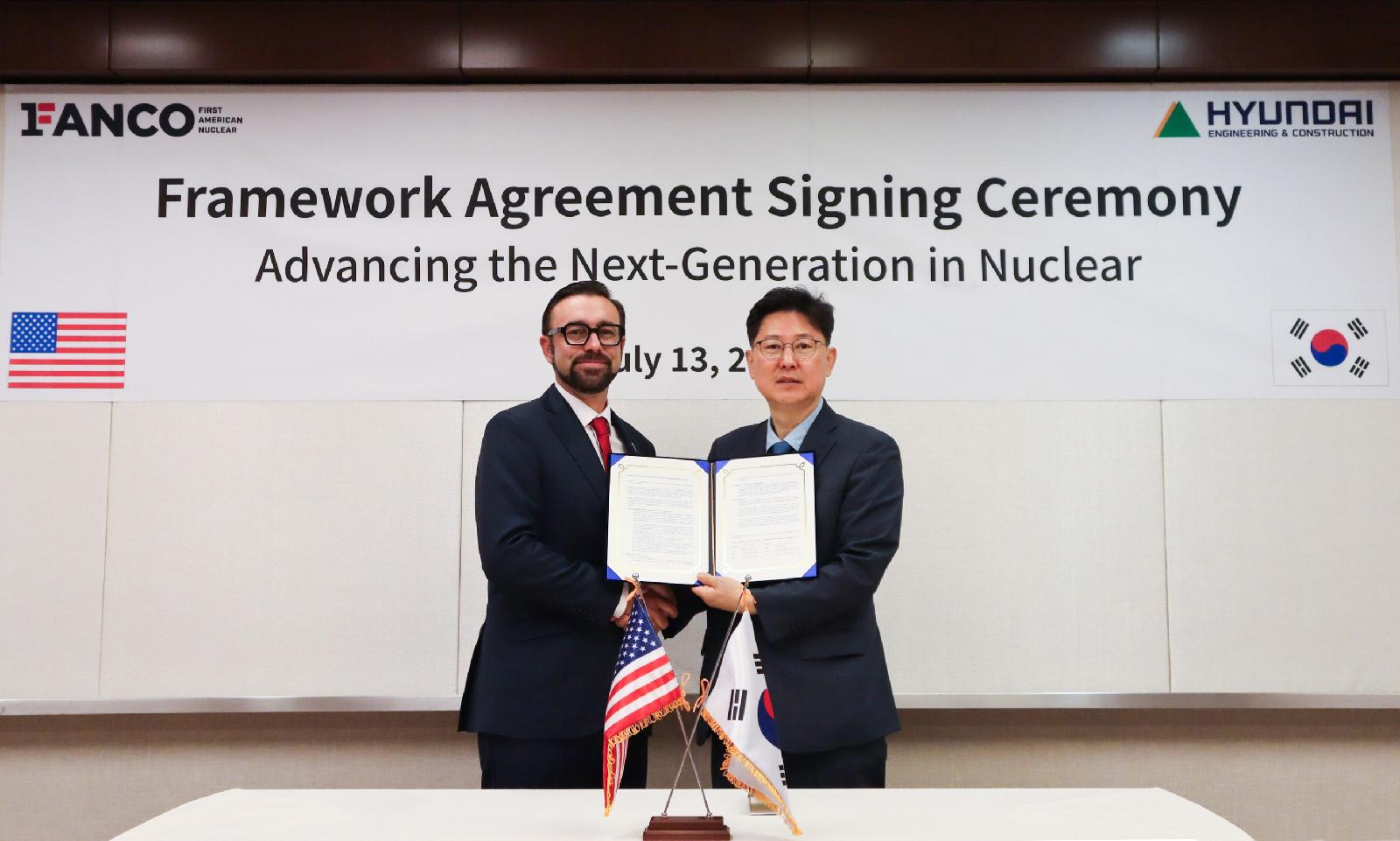 Hyundai E&C signs EAGL-1 project framework agreement with FANCO
