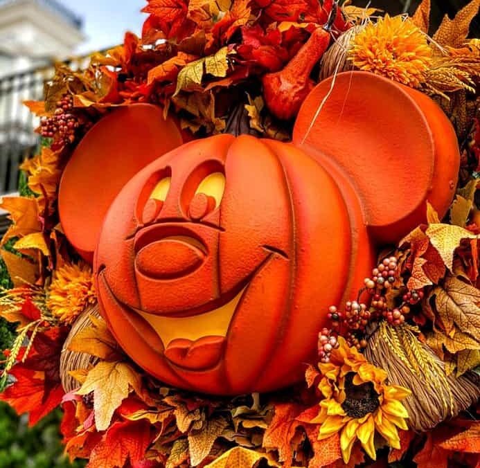 Mickey's Not-So-Scary Halloween Party promotional image showing characters and guests