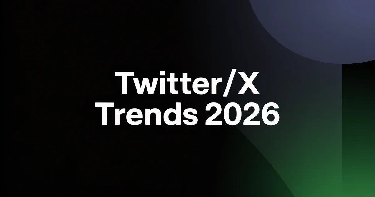 PostEverywhere X Twitter Trends 2026 Hero Image