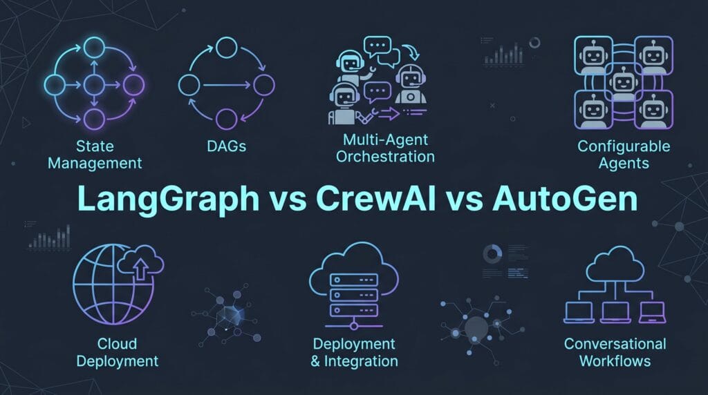 LangGraph vs CrewAI vs AutoGen 2026 프레임워크 비교 가이드 썸네일
