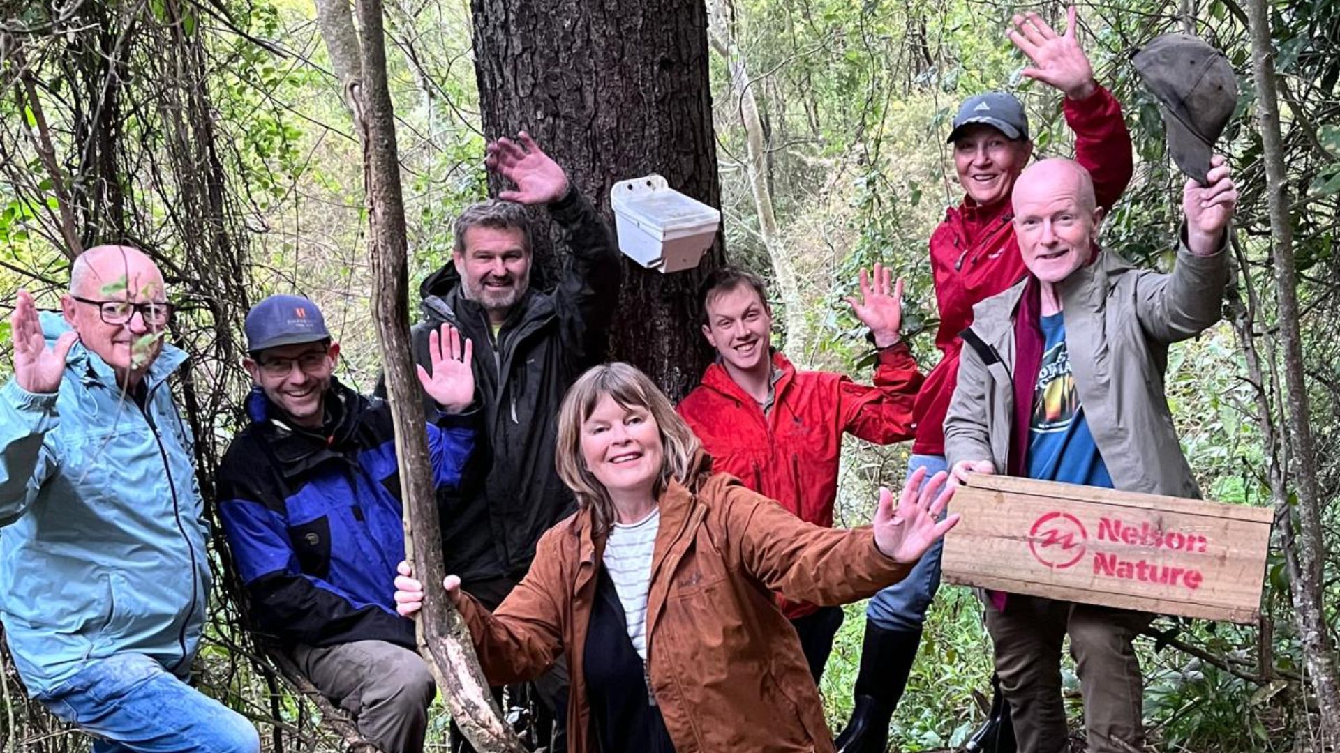 Community trap boxes being distributed to new trapping groups