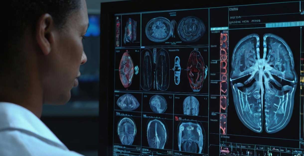 FDA logo and radiology scan imagery