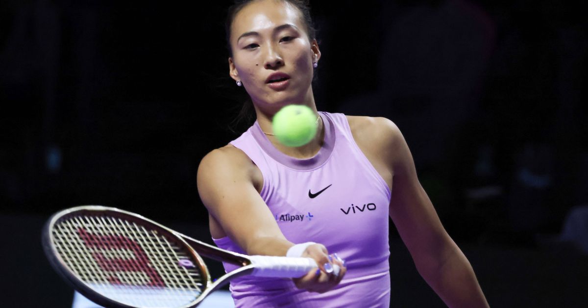 Zheng Qinwen during her China Open run