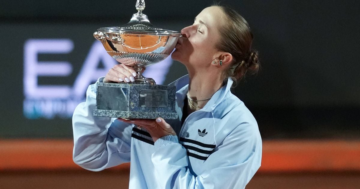 Svitolina lifting the Rome trophy as the WTA rankings reshuffle around her victory