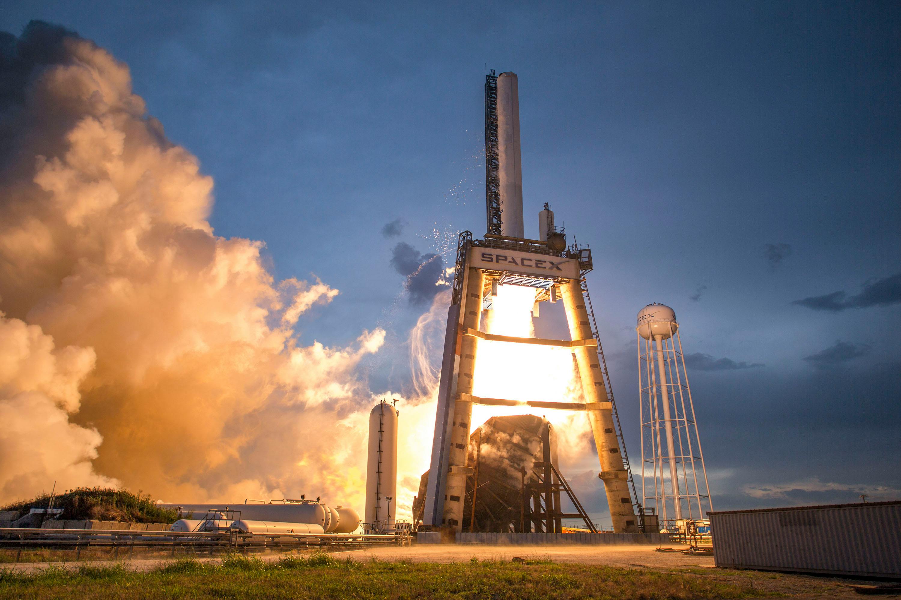 SpaceX Falcon 9 launch carrying SES satellites