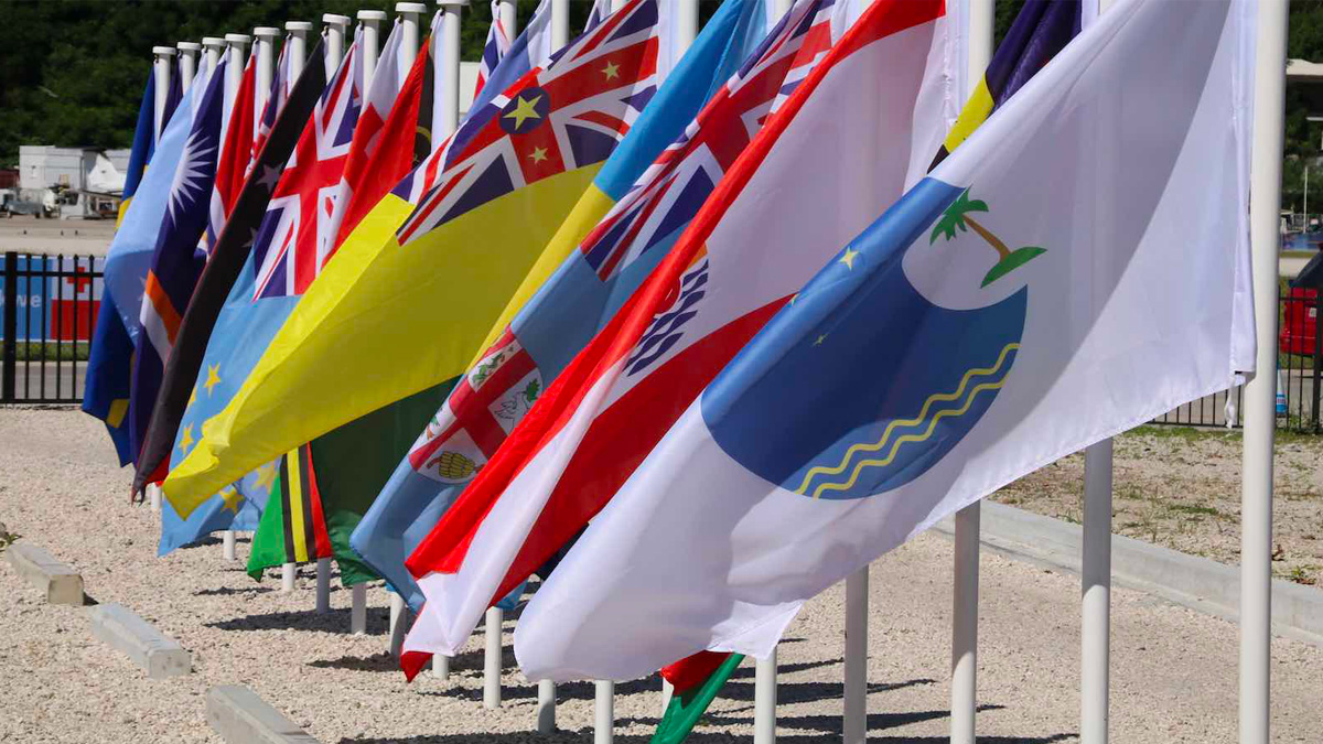 New Caledonia delegation at the Forum