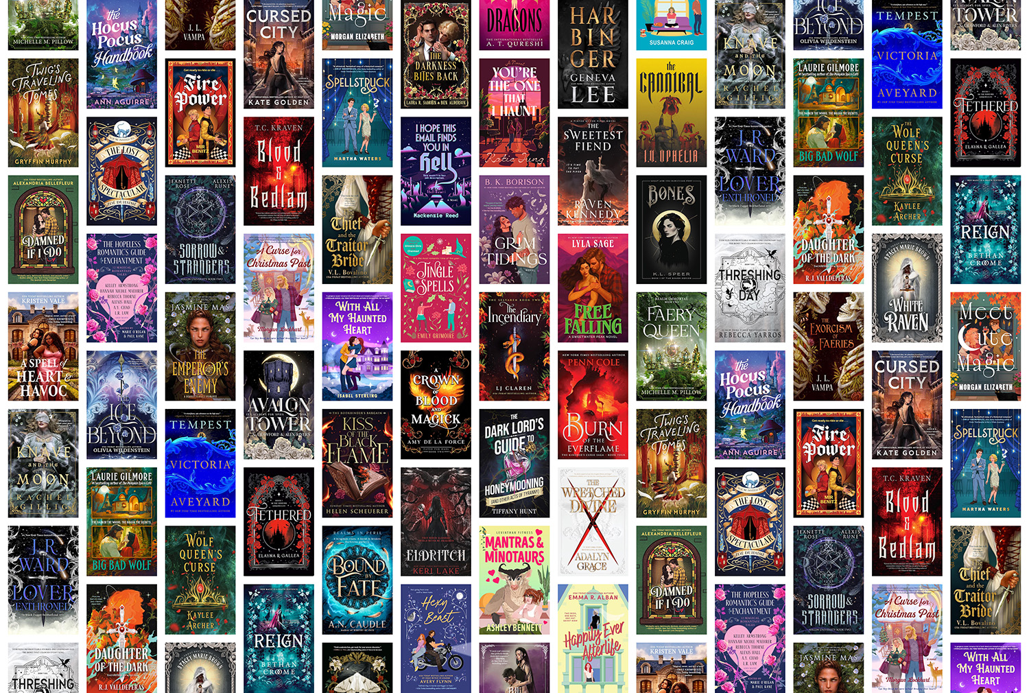 Cover art for September 2026 Romantasy releases