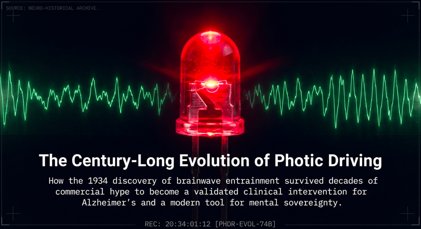 Screenshot showing MIT Alzheimer's breakthrough research on light stimulation