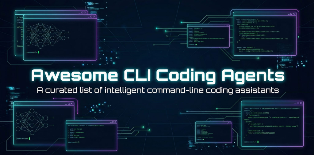 A curated directory of terminal-native AI coding agents, including Claude Code alternatives