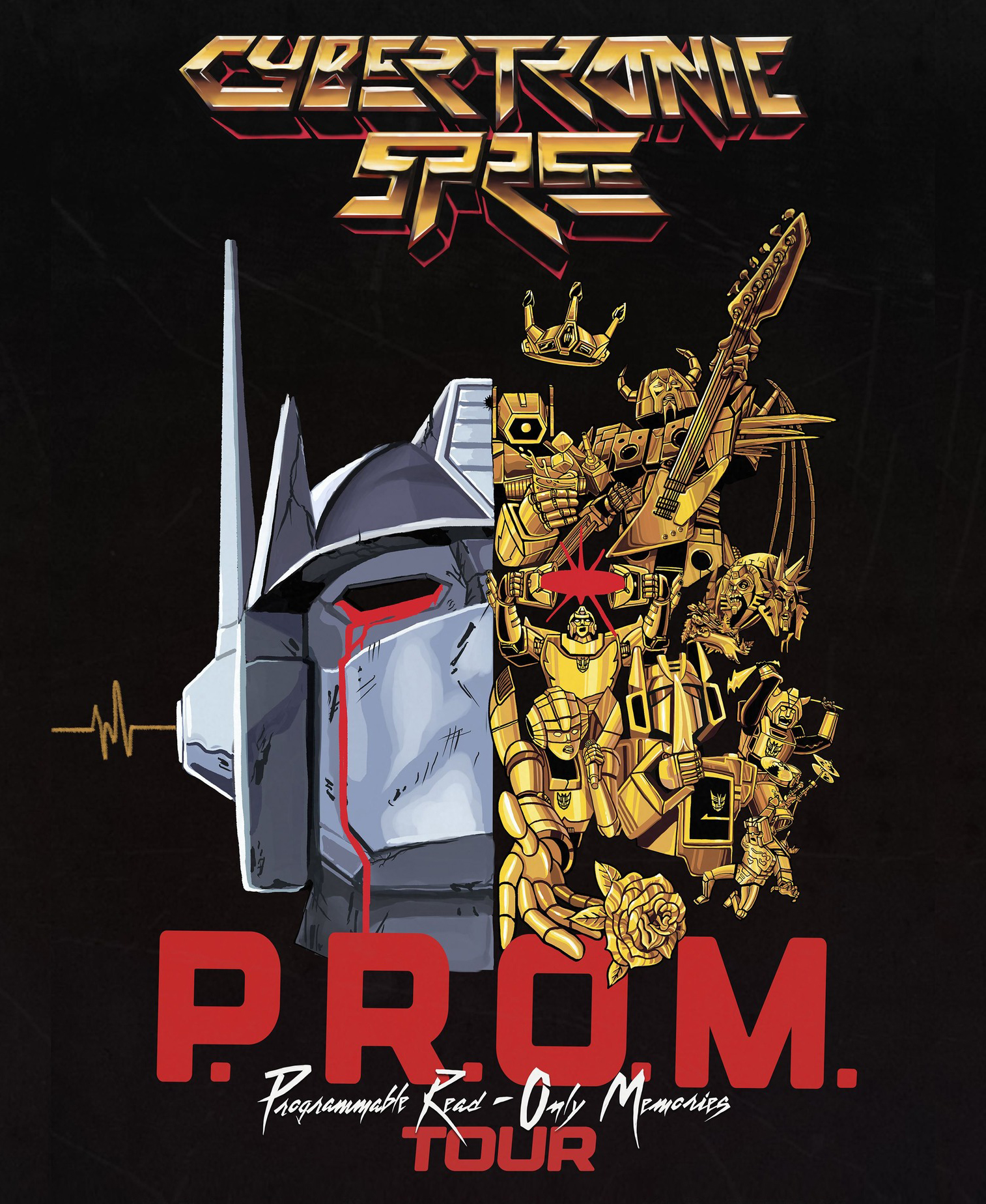 The Cybertronic Spree promotional poster for their Retro Con 2026 appearance