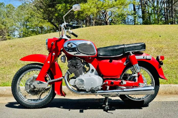 1964 Honda Dream 305 up for bid at the 2026 Mecum Indy auction