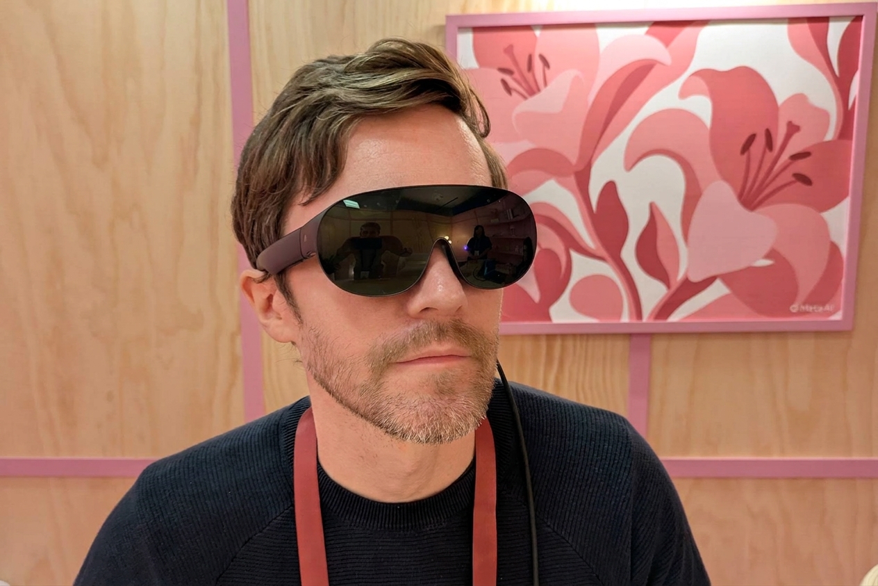 Meta Connect 2026 announcement stage showing VR Glasses and Ray-Ban lineup