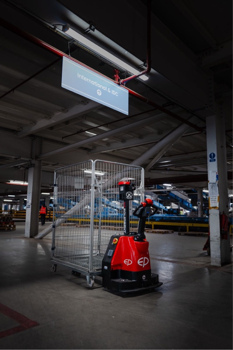 Evri AGV trial at Rugby hub