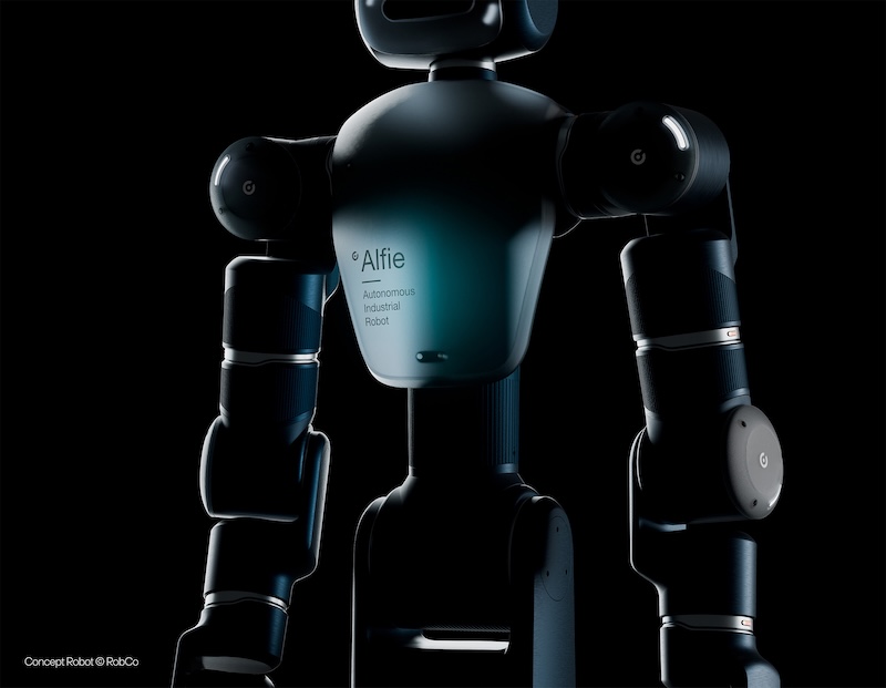 RobCo's Autonomous Alfie humanoid robot concept unveiled at Hannover Messe 2026
