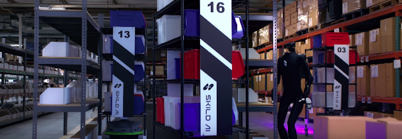 Skild AI warehouse robotics platform after Zebra acquisition