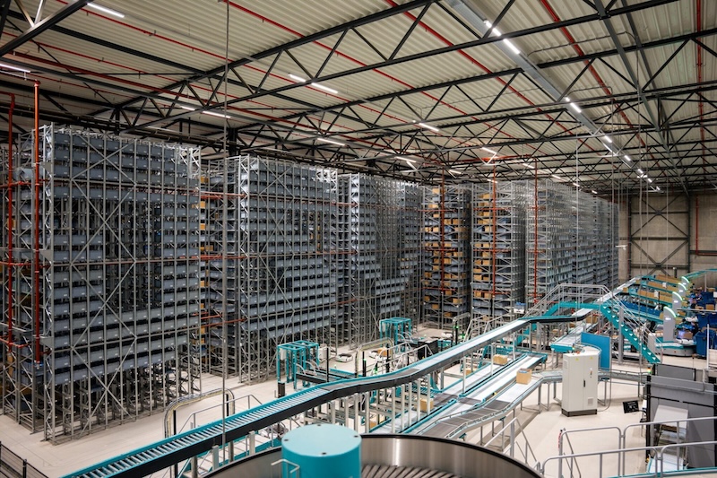 Exotec Skypod robots in DSV warehouse operations