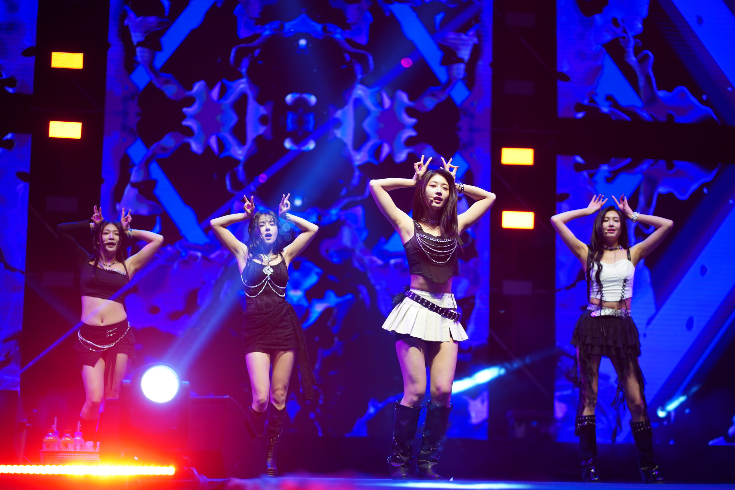 Outdoor K-pop music festival with crowd, symbolizing India-Korea cultural exchange