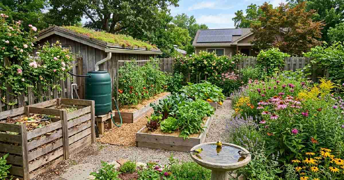 Sustainable gardening and water conservation techniques