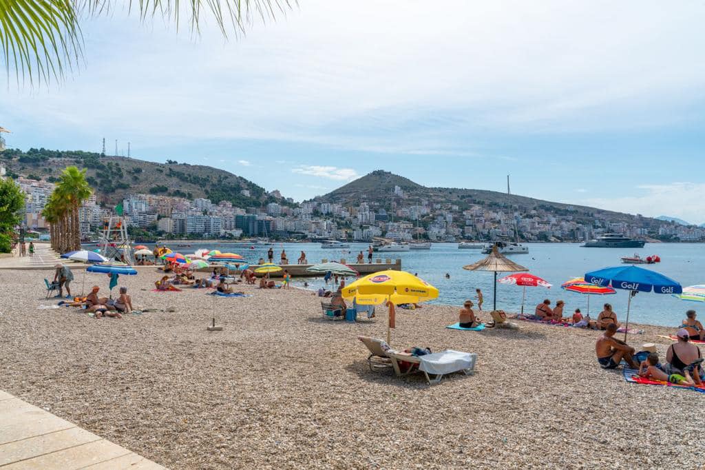 Minister Gonxhja announcing increased public beach access