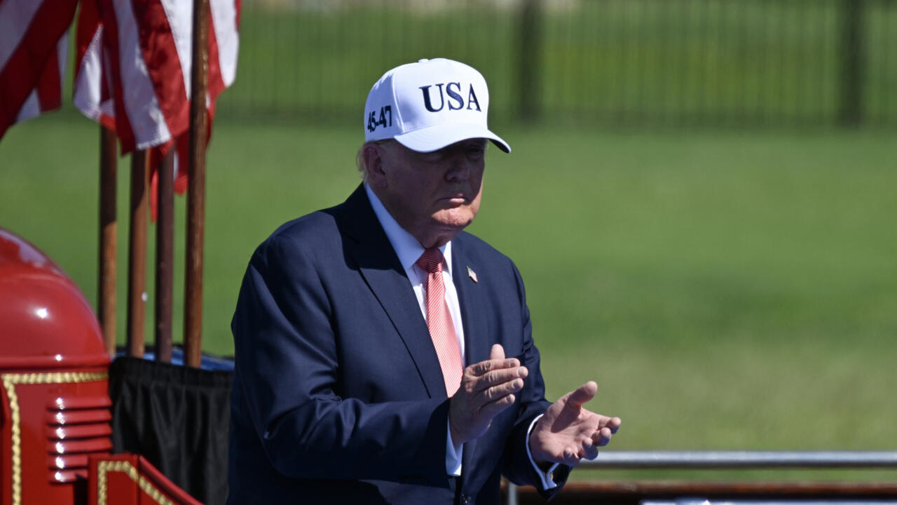 US President Donald Trump announces bans on some Canadian alcohol products