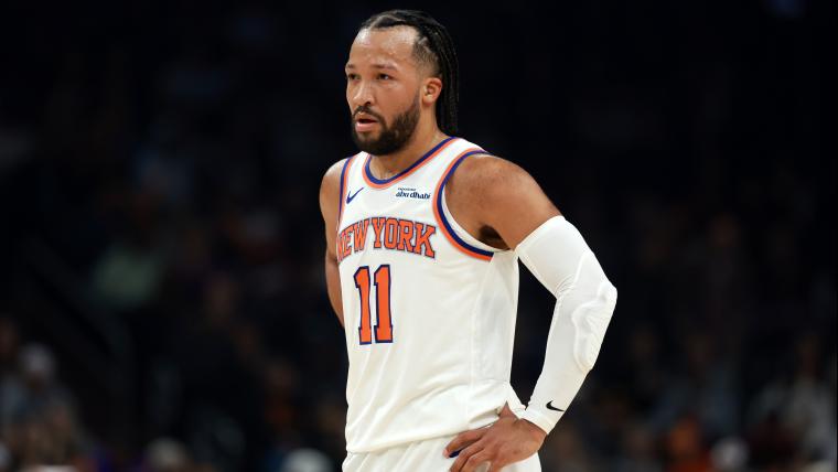 New York Knicks in playoff action against the Philadelphia 76ers in Game 1 of the second round