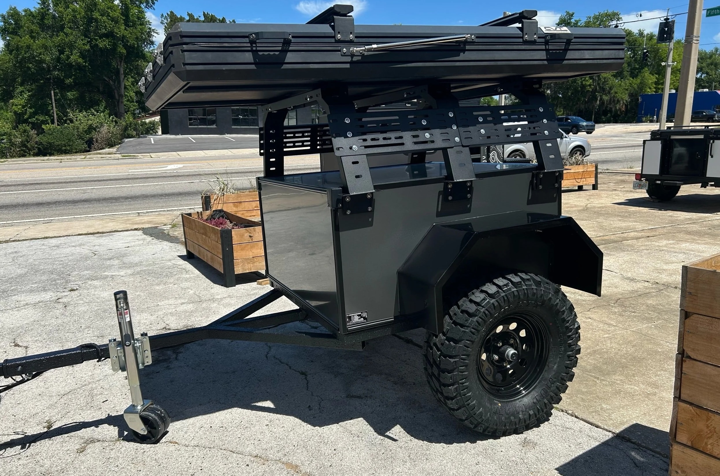 2026 Trail Box compact camper trailer from Tiny Camper Company