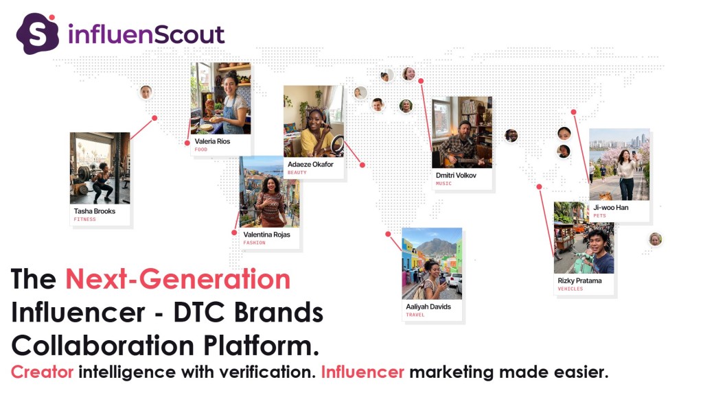 influenScout platform interface
