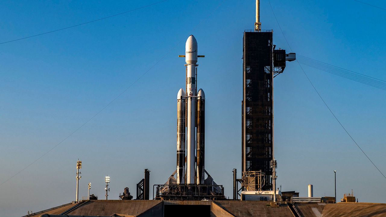 SpaceX Falcon Heavy Awaiting Simultaneous Launch – Cape Canaveral, April 24, 2026