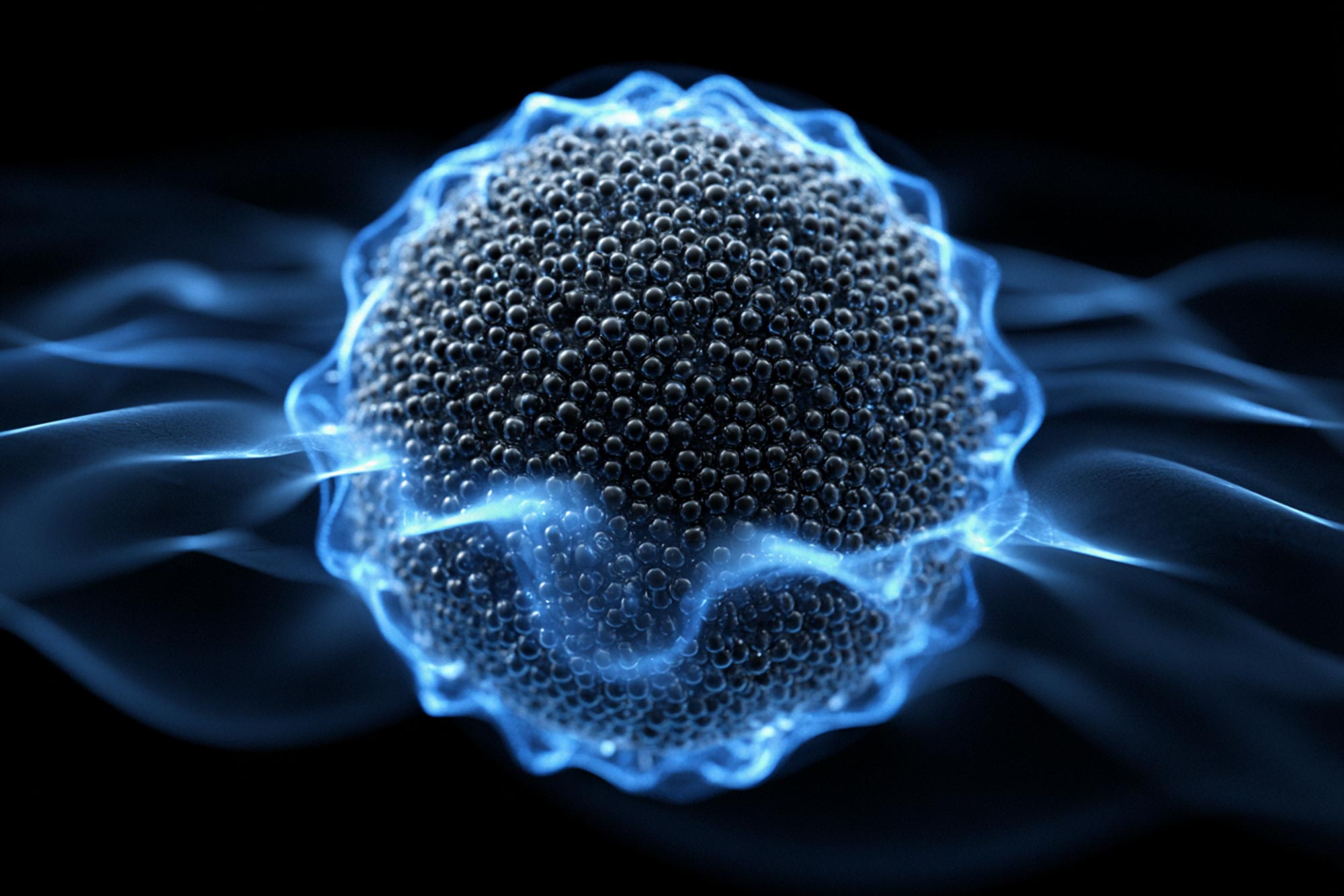 Silver nanoparticles arranged in quantum crystal phase structure