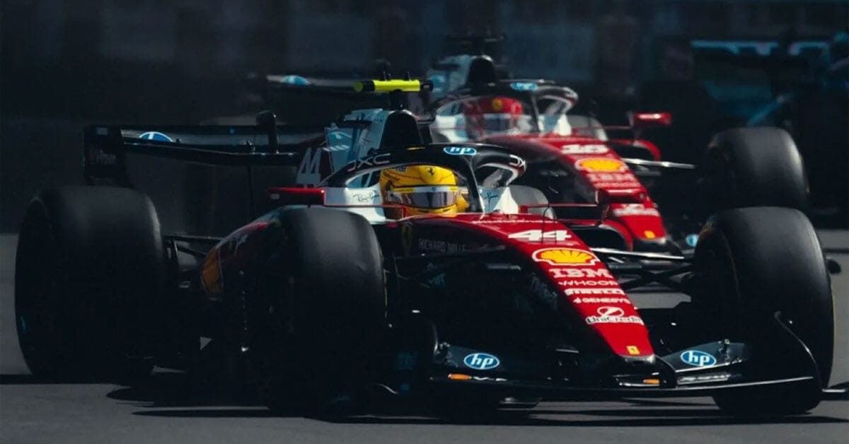 Leclerc and Hamilton