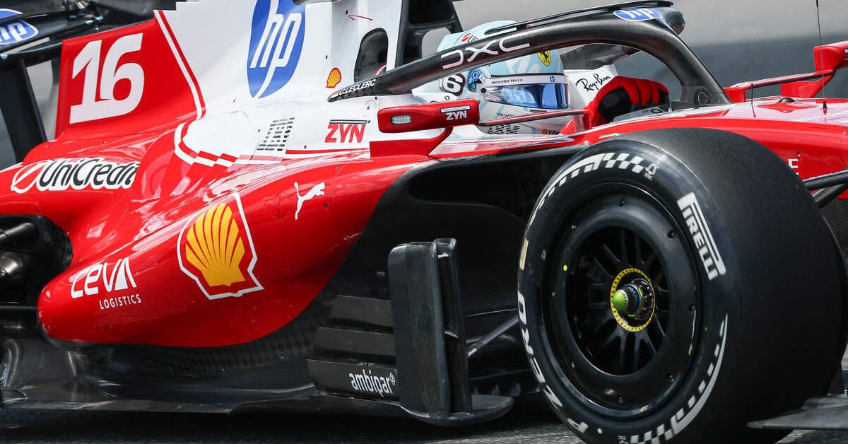 Ferrari SF-26 sidepod and floor detail