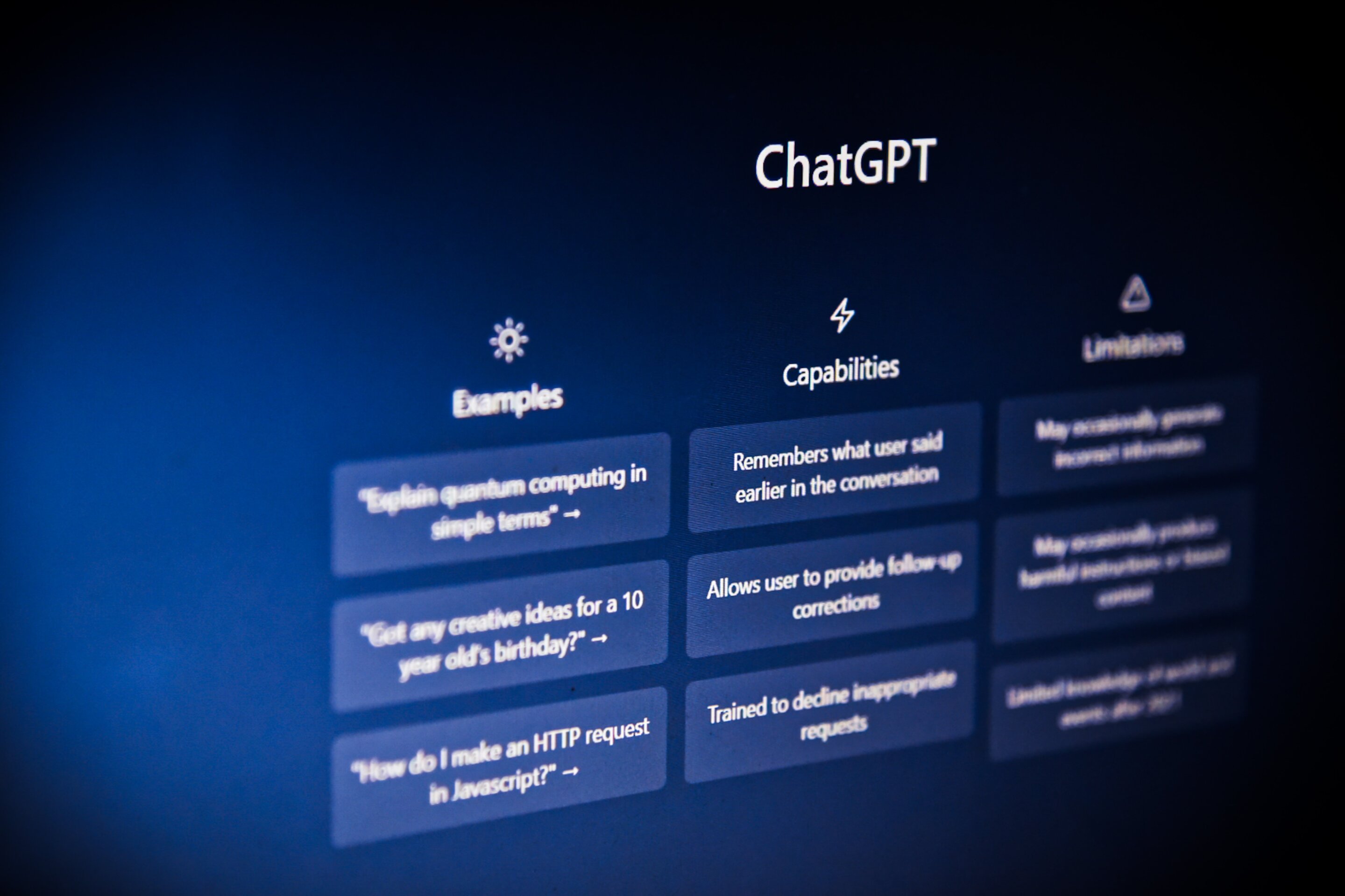 Screenshot of generative AI interface used for health queries