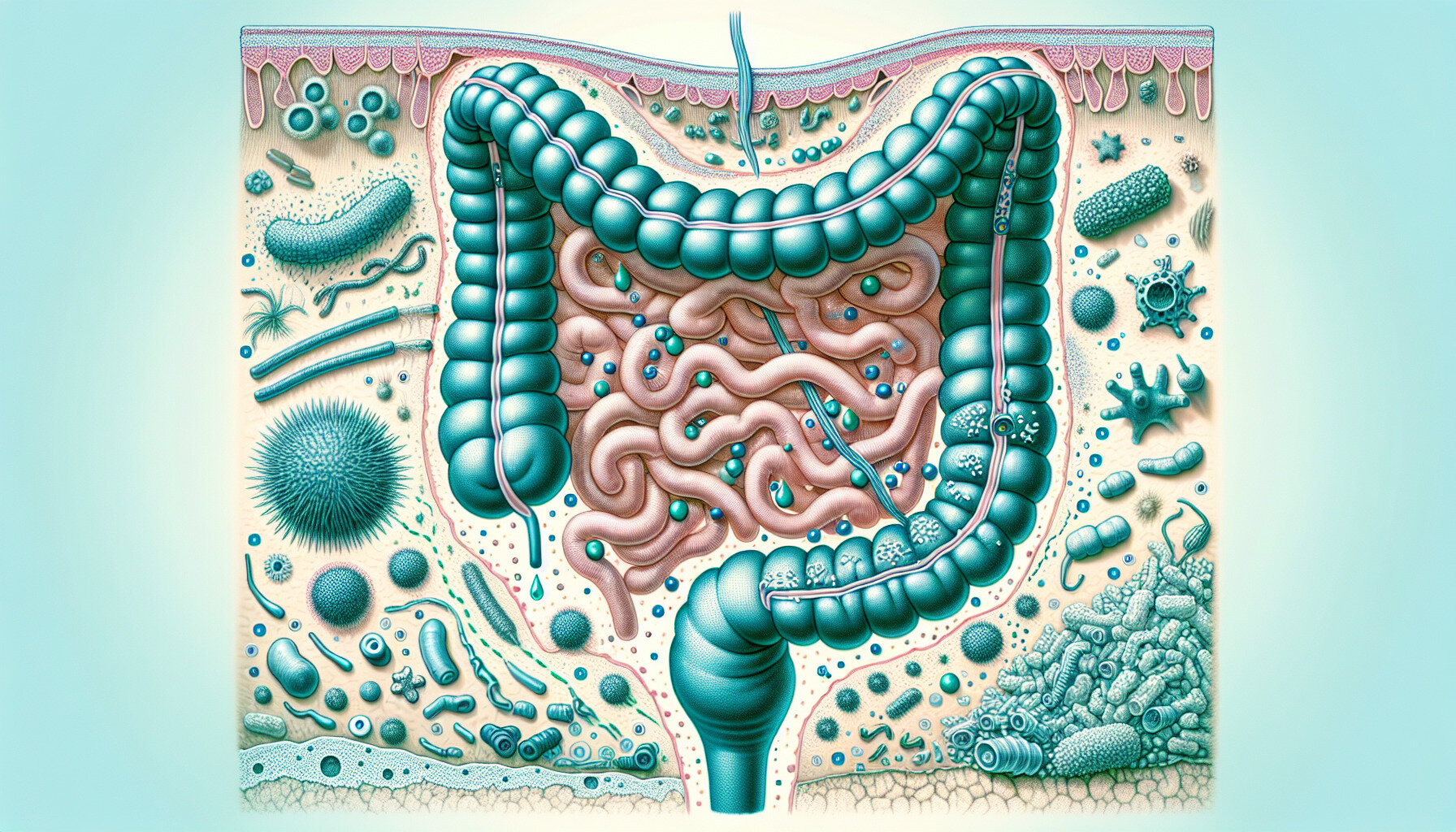 Human microbiome visualization