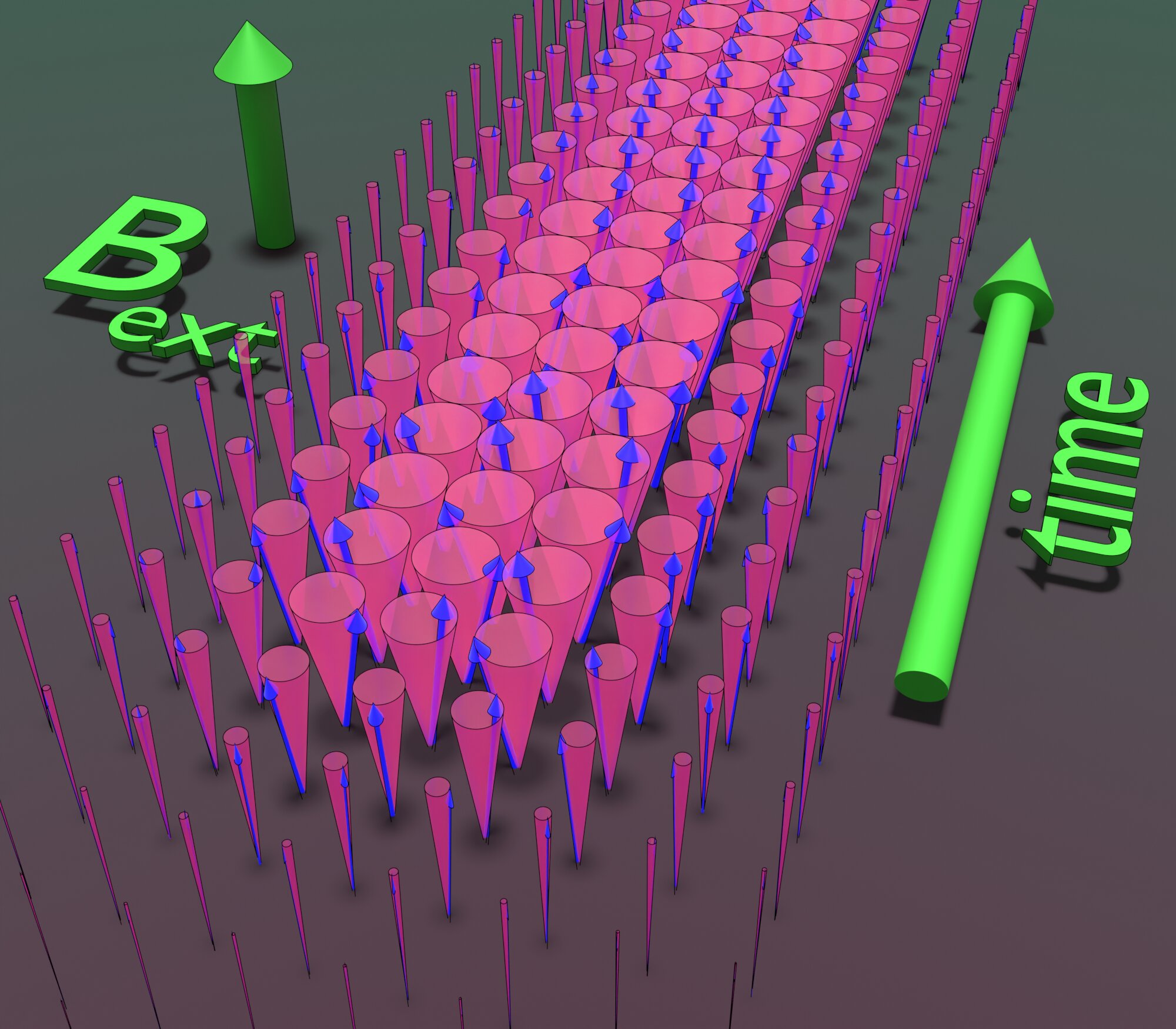 Demonstration of spontaneous magnon coherence