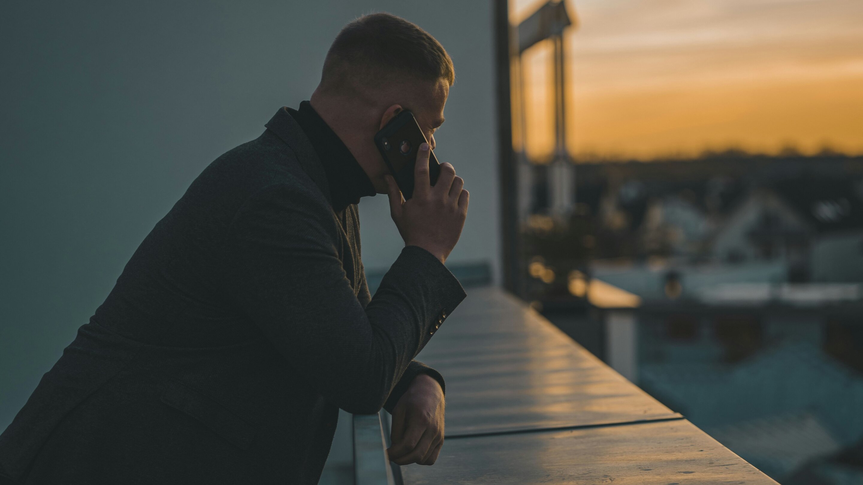 Person on a phone
