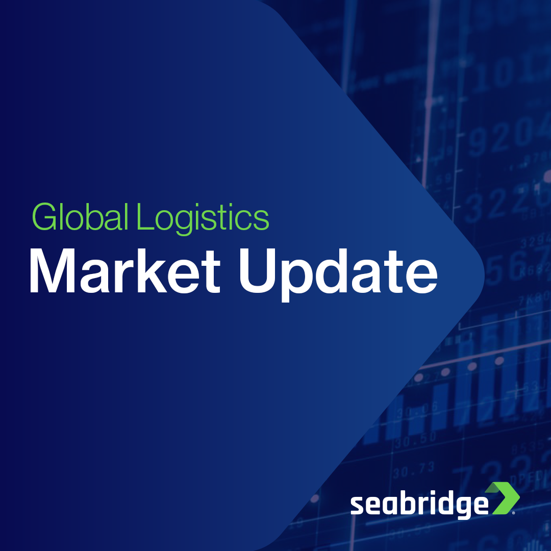 Seabridge Global Logistics April 2026 market update highlighting Oceania freight disruption