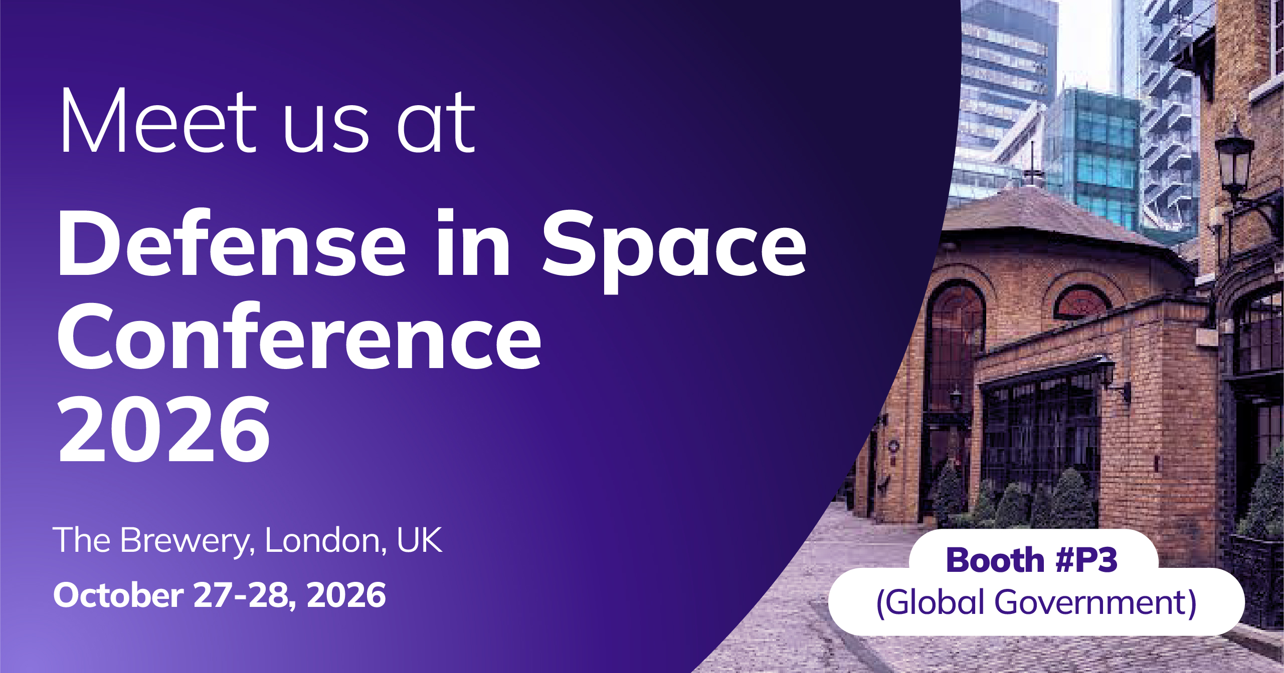 SES Space and Defense DiSC 2026 Event Banner