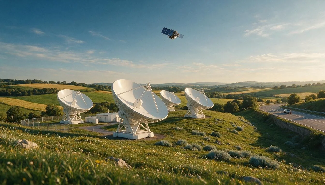 European telecom groups exploring joint satellite spectrum bid