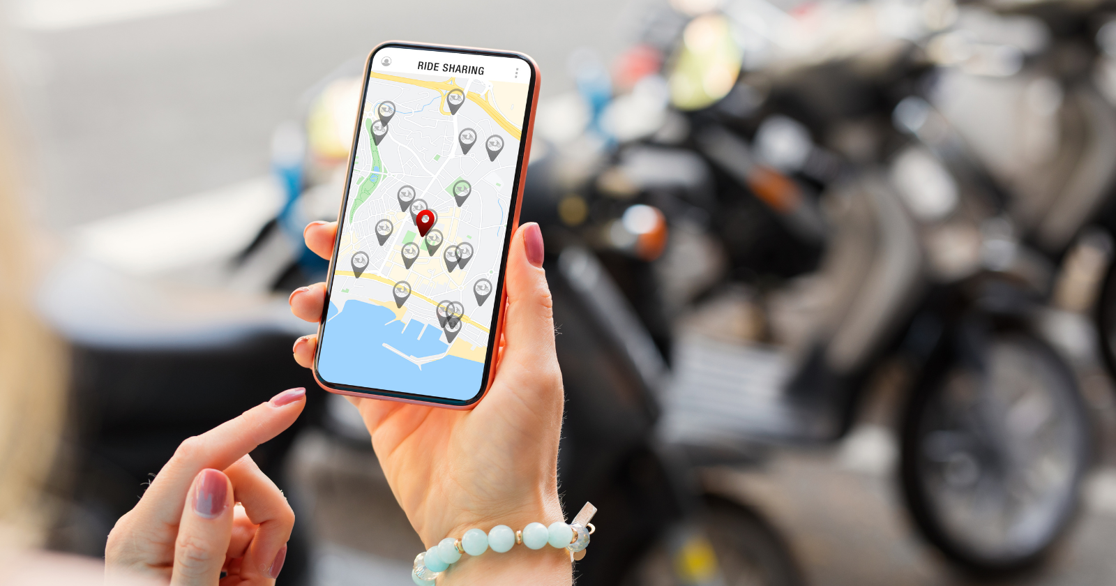 Ride-hailing app on a phone screen, illustrating Bolt's profitability milestone