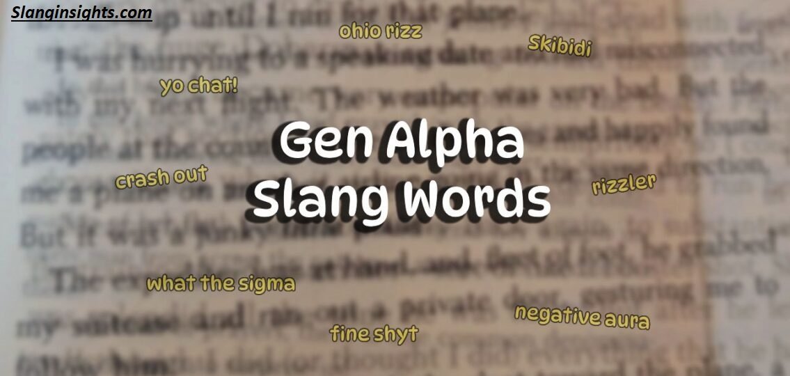 Illustrated guide to Gen Alpha slang words for 2026
