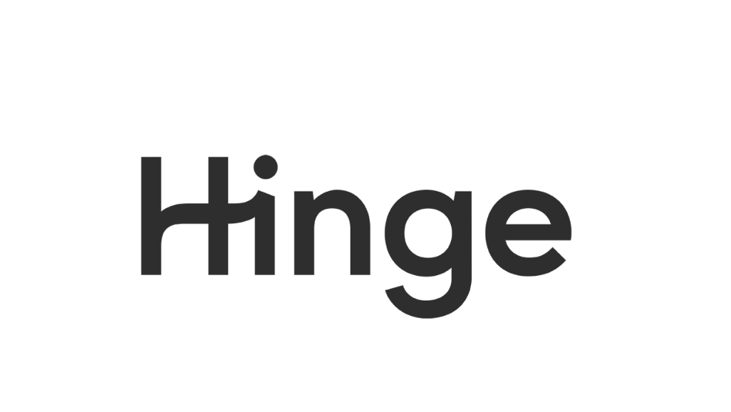Hinge app interface showing profile creation and messaging features