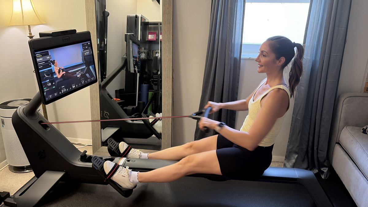 Peloton Cross Training Row+ with AI form feedback for strength training