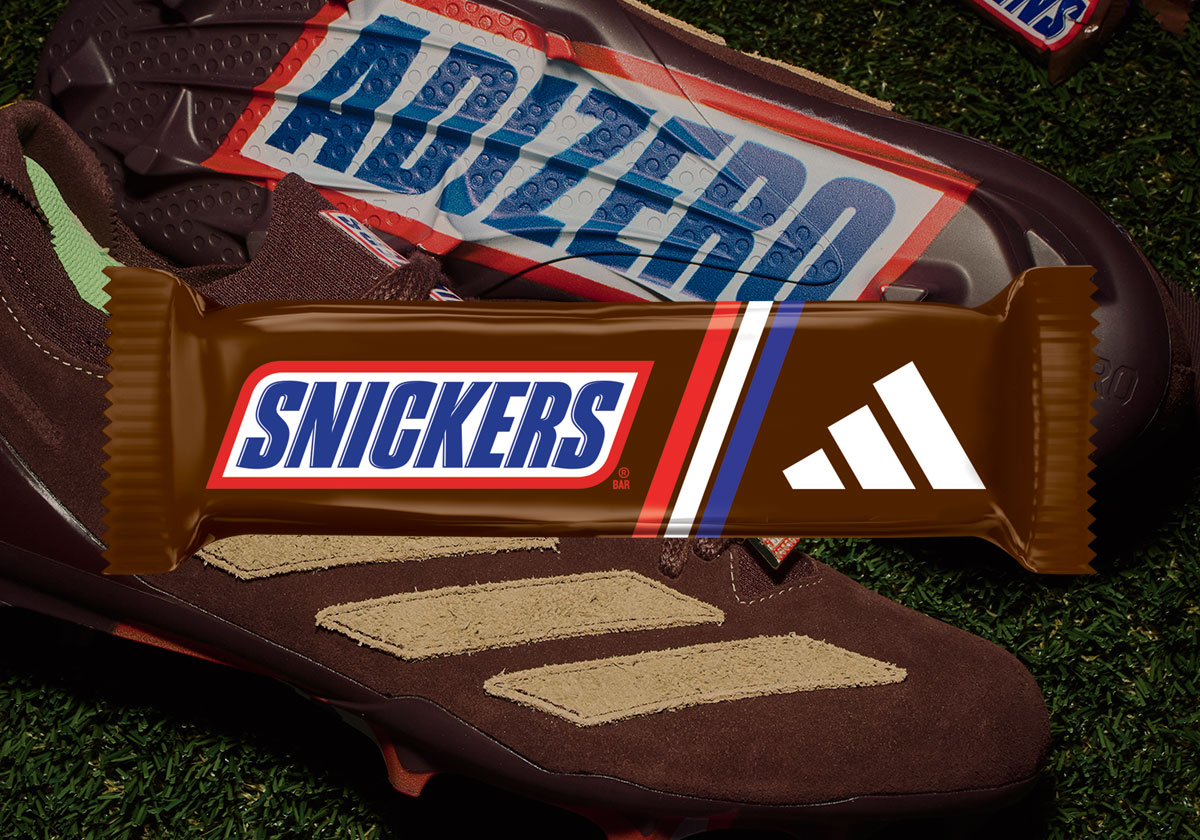 Snickers x Adidas Adizero Electric II cleats collaboration
