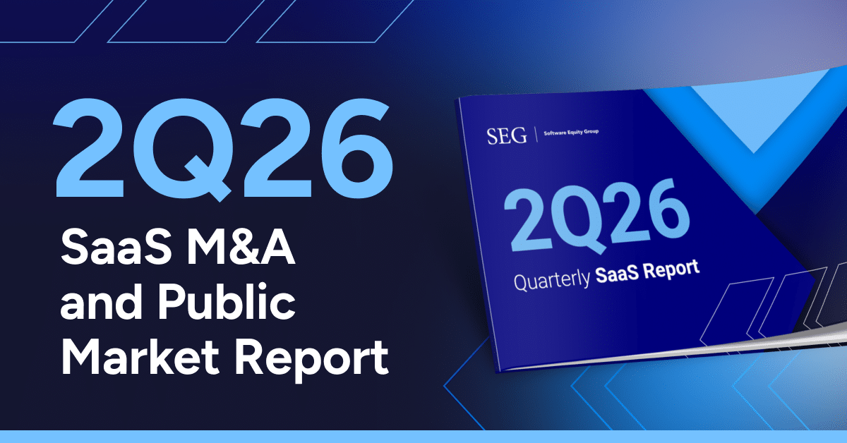 SEG 2Q26 SaaS market report graphic