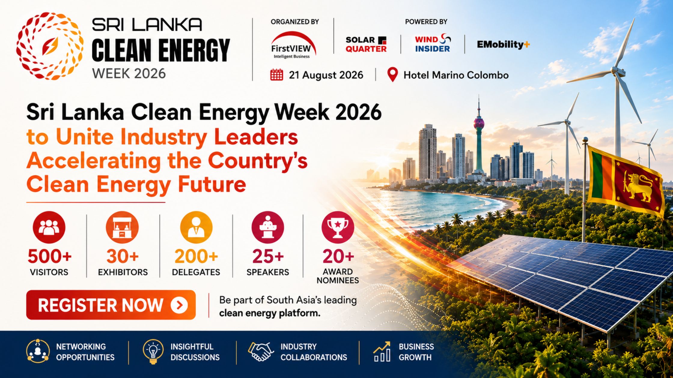 Sri Lanka Clean Energy Week 2026 promotional banner