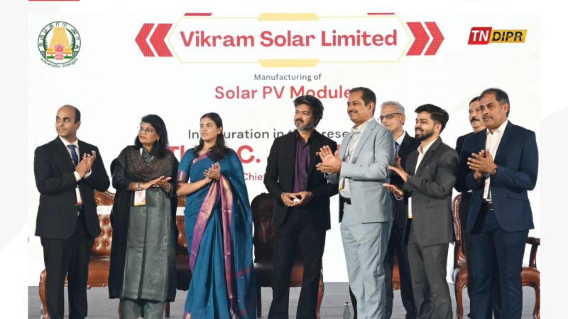 Image of Vikram Solar 6GW module plant inauguration