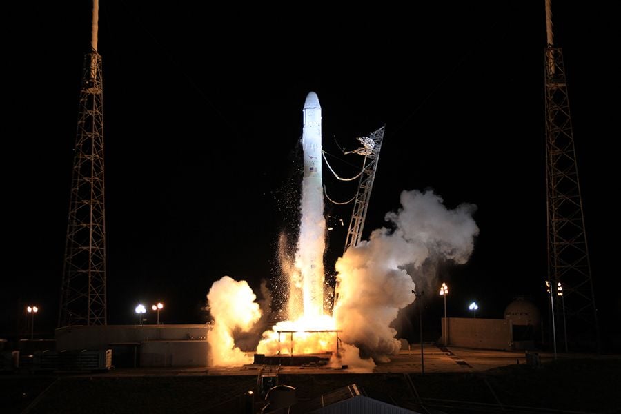 SpaceX Falcon 9 launching from Vandenberg with 21 SDA satellites aboard