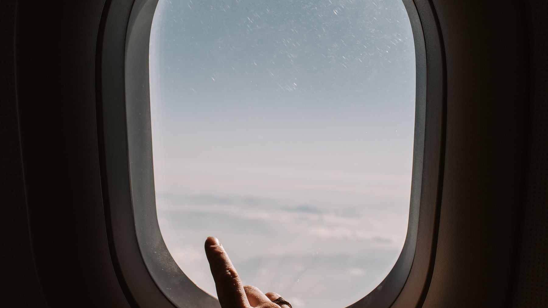 View from a spacecraft window representing suborbital tourism