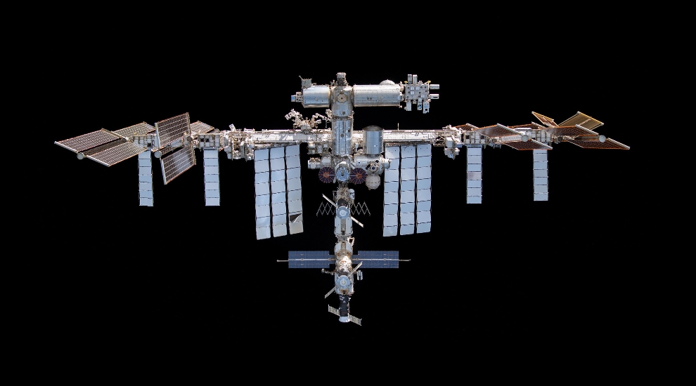 International Space Station orbiting Earth