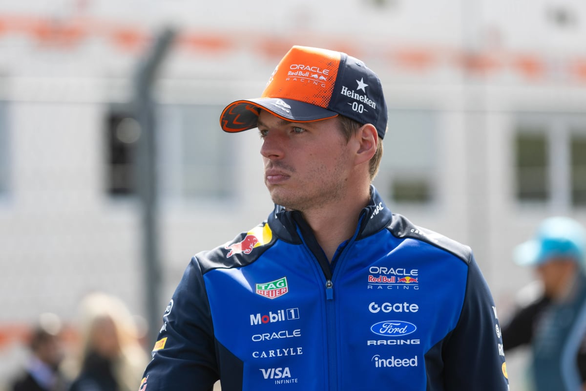 Max Verstappen speaks to media regarding his Red Bull contract